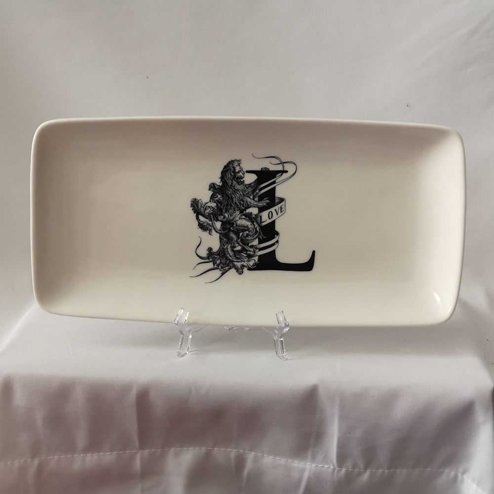 Williams Sonoma Loyal Lion Rectangular Serving Dish, Display or Catch-all Tray